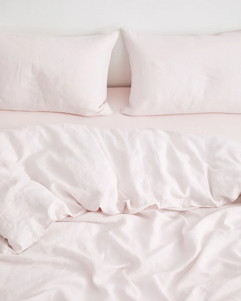 Linen Set in Dusty Pink - Image 2