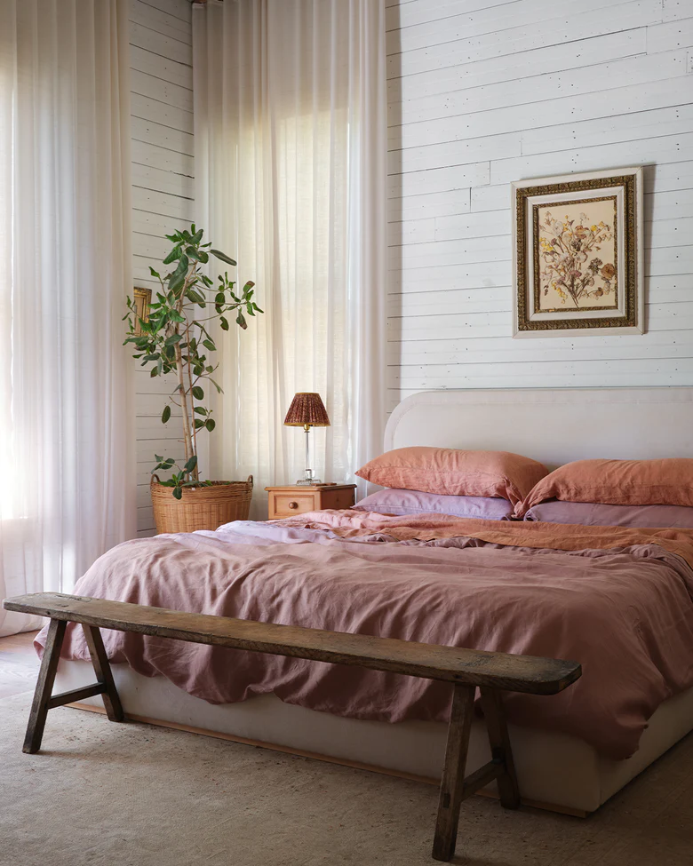 Linen Set in Rose - Image 4