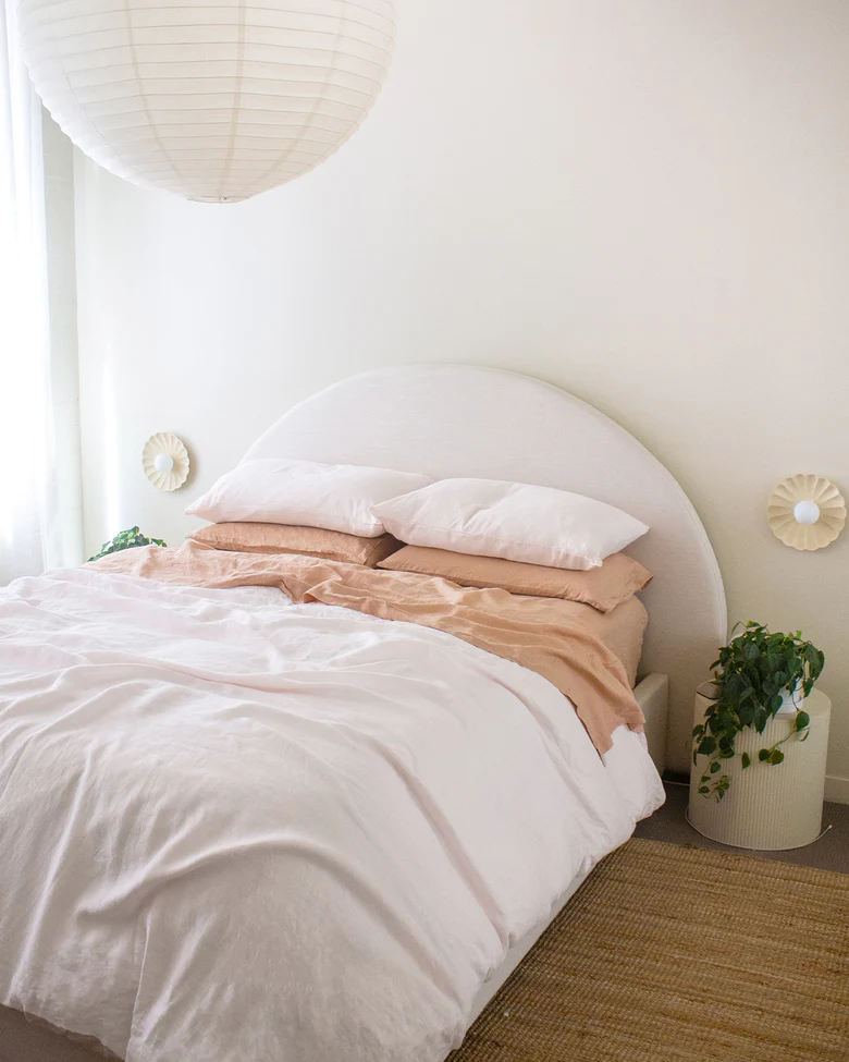 Linen Set in Dusty Pink - Image 4