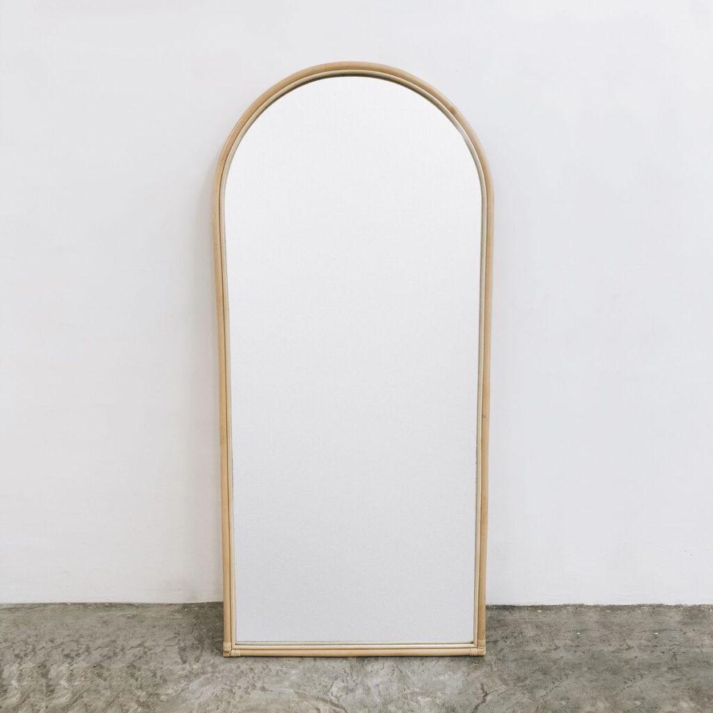 Charlotte Rattan Mirror