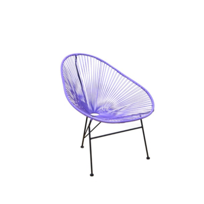 A purple chair.