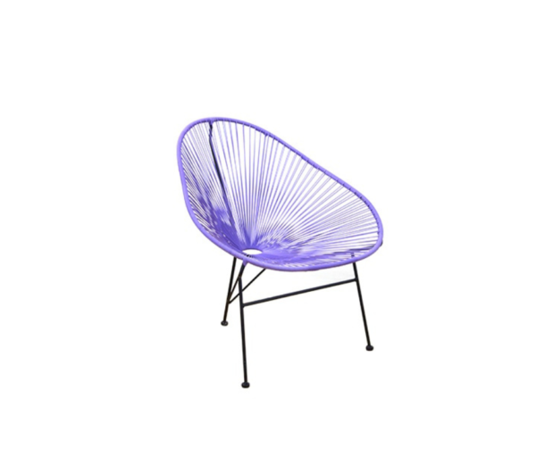 A purple chair.