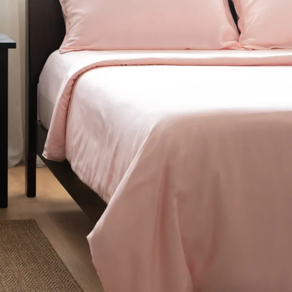 King Bedding Set Tencel Crepe Pink