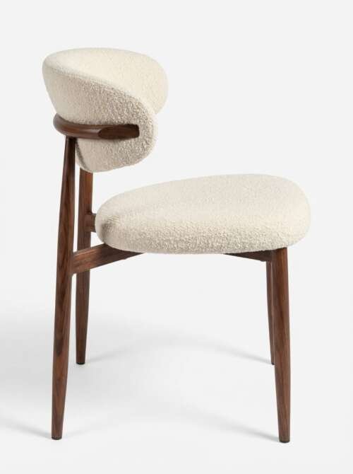 Form Chair Pine Boucle
