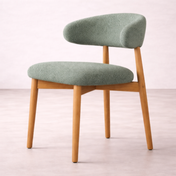 Form Chair Walnut Mineral Green