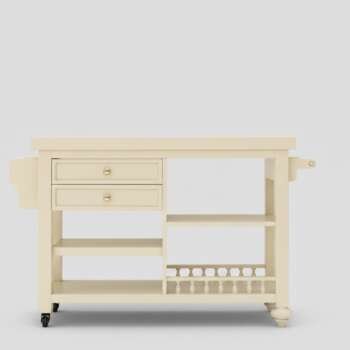 Glenwillow Kitchen Island - Cream